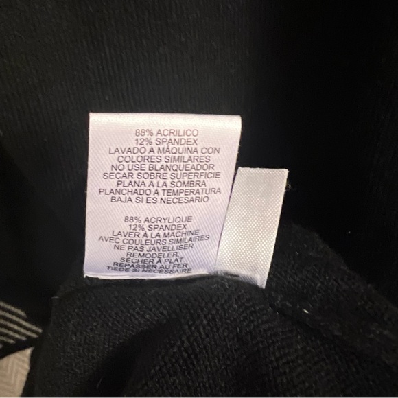 Jessica H Black and White Long Sleeve SweaterDress Small - Picture 5 of 6